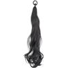 QRSTUVXZY Coda di Cavallo Extension Coda di cavallo con elastico sintetico in gomma, dolce ragazza, nera, lunga e riccia, estensione for capelli, parrucca resistente al calore ponytail extension(Natural black)