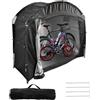 DOKKOME Tenda da bicicletta, impermeabile, portatile, da campeggio, per biciclette, garage, per esterni, per biciclette, moto, attrezzi da giardino, colore nero