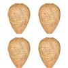 Flintronic Nido di Vespe, 4 Pezzi Falso nido di vespa Finto, 22 * 28cm Naturale Repellente Sicuro Trappola, Impermeabile Esca Non Tossico per Api, per Casa e Giardino all'Aperto