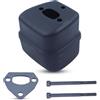 HAISHINE Silenziatore di Scarico Bullone Silenziatore Kit per Husqvarna 36 41 136 137 141 142 Motosega # 530069415