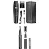 WAHL Manscaper Lithium Trimmer, uso bagnato/asciutto, lame a sfera Safe-Touch, ricaricabile, nero + WAHL Manscaper 2 in 1 Tactical Taglia sopracciglia a doppio lato e taglia peli del naso per uomo