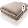Ufesa Softy Coperta termica elettrica 160x100 cm, 120 W, Extra morbida, 3 Livelli di Temperatura, Spegnimento Automatico, Lavabile