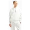 Armani Exchange per uomo. [XM000369AF10818U0009] Felpa con cappuccio in cotone-poliestere elasticizzato laminato bianco, Casual, Sportivo, M