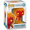 Funko POP! Marvel: Fantastic Four - Human Torch - Figura in vinile da collezione - Idea regalo - Prodotto ufficiale - Giocattoli per bambini e adulti - Modello di figura per collezionisti
