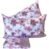 L'Emporio Casa Set Lenzuola Flanella Letto Matrimoniale 100% Caldo Cotone sopra 240x290 + sotto Angoli 160 a180x195 a 200 + 2 Federe 50x80 (Acquarello Pesco)
