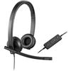 Logitech Cuffie riduzione del rumore a filo con microfono Logitech H570E - Nero - refurbished
