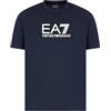 EA7 Emporio Armani T-Shirt Uomo Girocollo Visibility in Cotone 7M000224AF10375 8059659651059 - Blu Beige M