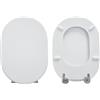 Ceramica galassia Copriwater Galassia M2 per wc 50 compatibile in poliestere bianco