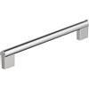 Amerock Versa BP5553126 - Maniglia per armadietto, in cromo lucido, 192 mm, da centro a centro