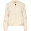 KAFFE Giacca da Donna Casual con Maniche Lunghe rilassate Fit Kalea Bomber Jacket, Bianco Anticato, 42