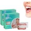 Generico Ezysmile Snapon Faccette in Silicone - Copridenti Temporanei Confortevoli E Dall'aspetto Naturale, Kit Di Riparazione Per Dentiere Morbide Per Uomini E Donne (2pcs)