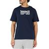 Timberland Short Sleeve Tee 1 Tier3 T-Shirt, Dark Sapphire, L Uomo