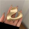 Umiin Fermagli per capelli, accessori per capelli, per donne, ragazze, eleganti fermagli in argento, per capelli, alla moda, accessori per lo styling per feste, matrimoni, tutti i giorni (oro-opaco)