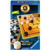 Ravensburger 20545 Classic Compact: Mill & Dame, Gioco Regalo per 2 Giocatori, a partire dagli 8 anni, Formato Compatto, Gioco di Viaggio, Classico