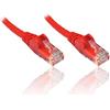 PremiumCord Cavo Patch Cat 6 UTP, 1Gbit/s, Cavo Ethernet, LAN, RJ45 Connettori, Flessibile e Robusto, AWG 26/7, Conduttori 100% CU, Rosso, 5 m