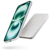 OtterBox Zens Slim Aluminium Power Bank Qi2 5k mAh, Caricatore Wireless MagSafe da 15 W per iPhone Air/17/16/15/14/13/12 e AirPods, Cavo USB C-C da 30 cm Incluso, Bianca