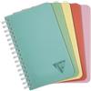 Clairefontaine 327425C - Linicolor carnet reliure intégrale 9x14cm 100p Q.5x5 assortiment ESSENCE
