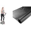 Sunny Health & Fitness Twister Stepper Machine, Height Adjustable Stepper w/Handlebars & LCD Monitor + Equipment Mat -Extra Small - NO. 074-XS