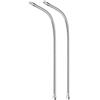 PATIKIL 24 Microfono Collo oca 2pz 5/8-27 Filetto Metallo Universale Tubo Flessibile Braccio Collo Cigno Tubo Prolunga per Multifunzione Fai da Te Argento Tono