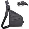 YAOZUP Borsa da Viaggio Antifurto, Crossbody Spalla Petto Zaino Antifurto, Borsa a Tracolla Antifurto, Borsa da Petto Multitasche per Uomo e Donna, Borsa Antifurto per Escursioni Jogging Ciclismo