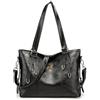 AINUOEY Donna Borse a Mano Borsa a Spalla Elegante Grandi Firmate Marca Tracolla Antifurto PU pelle 76608 1 pz Nero