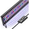 hygger 40W Illuminazione Per Acquario Luce Lampada Acquario Led,Plafoniera Led Acquario Marino per Acquario da 91-106cm Tanks, 7 Opzioni di Colore