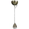 PRENDELUZ Sospensione 1x E27, materiale pelle, ideale per illuminazione decorativa e regolabile in altezza per ambienti diversi.
