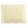 Beatrice Home Fashions - Copriletto in ciniglia Medallion, una piazza e mezzo, colore: giallo.