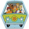Open Road Brands Targa in metallo con scritta Scooby-Doo and Friends, motivo macchina misteriosa, stile retrò, decorazione da parete per la casa