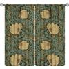 JESTRONRY Tende vintage floreali per soggiorno, tende oscuranti per finestre, camera da letto, stile artistico William Morris, set di 2 pannelli (larghezza x lunghezza)