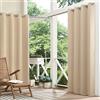 Eclipse Bradford - Tenda oscurante per finestra, versatile, impermeabile, con occhielli, per interni ed esterni (1 pannello), 132 x 274 cm, grigio