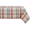 DII Tovaglia in cotone autunnale pomeriggio scozzese, collezione autunno/Ringraziamento, 60 x 120, plaid pomeriggio autunnale