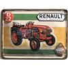 I&S / Les collections rétro Piastra in metallo goffrato 20 x 15 cm Renault Trattore Renault D22