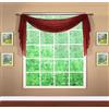Today's Curtain Emelia - Sciarpa in voile originale, 365,8 cm, bordeaux, 114,3 cm di larghezza x 365,8 cm di lunghezza