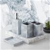 Sweet Home Collection Casanova - Vasca da bagno e doccia, design contemporaneo, in resina, 4 pezzi (confezione da 1)