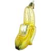 Old World Christmas Fruit Selection Glass Blown Ornaments for Christmas Tree Peeled Banana 4 Inches