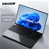 H&U&W 15.6" Laptop portatile Intel N5095 32GB DDR4 2TB SSD Windows11 Notebook Pc Gamer Computer da - silver 16GB 256GB