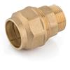 Raccordo in Ottone Diritto Maschio per Tubo in Polietilene | Diam. 25 x 3/4