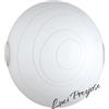 Fabas Luce Plafoniera bianca in vetro Kent d.40 2XE27 3061-65-102/20