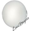 Fabas Luce Plafoniera bianca in vetro Connie d.40 2XE27 3747-65-102/20