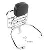 Tbest Ripiano Portapacchi Posteriore, Portapacchi Posteriore Argento con Cuscino SchienaleSostituzione per Vespa Sprint Primavera 50 125 150 250 300 GTS