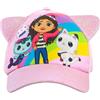 DreamWorks Berretto Gabby's Dollhouse | Brillantini Cappello Bambina | Orecchie 3D Cappello Mare Bambina | Cappelli Ragazza | Rosa Taglia Unica