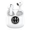 MULIN Cuffie Bluetooth, Auricolari Immersivi, 6 Ore di Autonomia, USB C, Wireless, Adatto per iOS Samsung Huawei Xiaomi OPPO Android