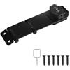 FOGAWA 4 Pollici Serratura a Combinazione Serrature con Combinazione Blocco Codice a 3 Cifre con Viti Fibbia Serratura Hasp Lock per Armadietti, Cassetti e Porte(nero)