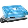 Rapesco BC810PBB Perforatrice a 2 Fori 810-P, Capacita 12 Fogli, Blu Trasparente