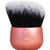 Real Techniques Pennello Kabuki angolato, per l'applicazione di bronzer o fondotinta, frullatore per trucco senza mani, setole sintetiche, manico in alluminio, vegano e cruelty-free, arancione, 1
