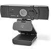 NEDIS WCAM120BK Webcam | Full HD@60fps / 4K @30fps | Messa a fuoco automatica | Microfono incorporato | Nero