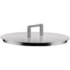 Alessi Convivio DC200/20 - Coperchio di Design, in Acciaio Inossidabile 18/10, con Pomolo in Acciaio e Rivestimento in PVD, 20 cm, Satinato