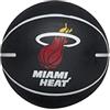 Wilson Pallone da Basket, NBA Dribbler, Miami Heat, Utilizzo Indoor e Outdoor, Taglia per Bambini, Rosso