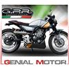 GPR Scarico omologato marca GPR compatibile con F.B. Mondial HPS 125 2016/2017 terminale omologato con raccordo, GPR Deeptone